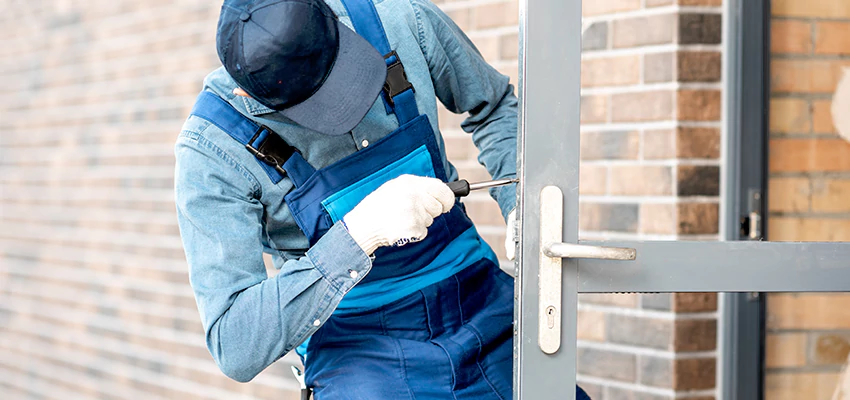 Pivot Storefront Door Locks Installation in Upland, California